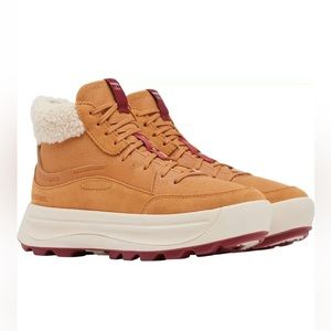 NIB, SOREL X CALIA Women’s Out N’ About 503 Mid Cozy Sneaker Boots, Sz 6.5